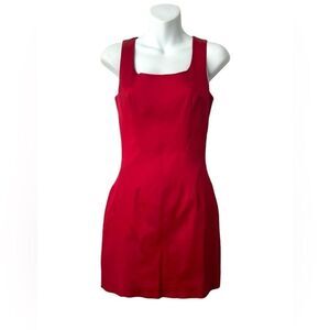 D&G Dolce & Gabbana Stunning red Satin Sheath Dress party cocktail